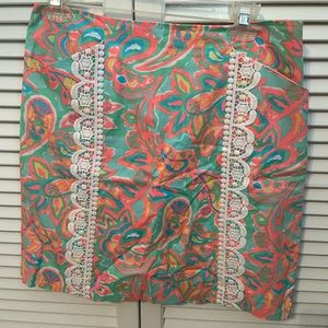 Lilly Pulitzer Paisley Print Skirt